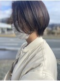 大人ショートヘア ばっさりイメチェン 寒色カラー 20代30代40代