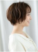 エフォートレスな髪質改善マッシュショートo古河20代30代40代