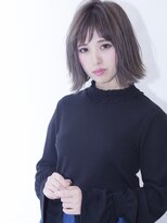 ジェニーバイメノン(JENNIE by Menon)&nbsp;ワンレンモードボブ　イルミナカラー