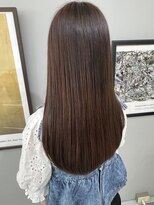 ヘアーアンドビューティーザ エフ(Hair Beauty the F)&nbsp;ロング＿艶感＿ブラウン