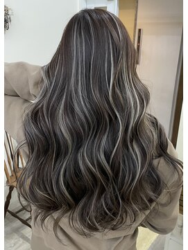 エトラ 渋谷店(etora) 小顔 ネビージュグレージュハイライトカラー◎