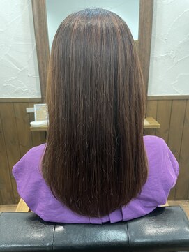 シェアする美容室 結び 髪質改善縮毛矯正でさらつやロングへ☆