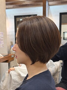 オレンジポップ 検見川浜南口店(ORANGE POP) 43[佐々木一幸]絶壁解消/骨格補正　美シルエットショートボブ