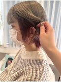 ハイトーンインナーカラー