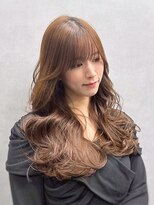 ジエクト カナウ(The Ect canow)&nbsp;【透明感カラー×レイヤーカット】くすみベージュ/韓国風巻き