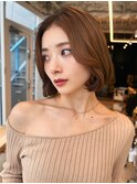 20 代30代40代ナチュラルボブ顔周りボブ大人ショートボブ顔周り