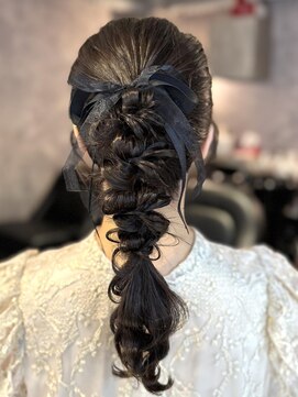 エルバイラビス 大宮(elu by lovis) 《鈴木茉奈》編みおろしヘア/お呼ばれヘア/大宮