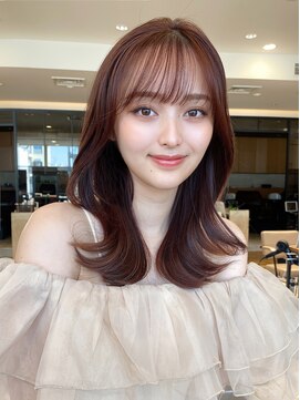 エイミーバイアフロートザガーデン 浦和店(amie by afloat the garden) 20代大人かわいい外ハネセミロング 【浦和】