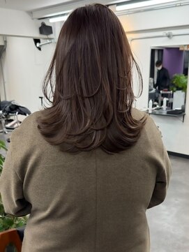 ジルブラン 土浦(JIL BLAN) ハイライトバレイヤージュダブルカラーケアブリーチ20代30代