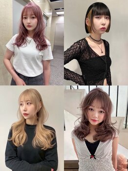 アクシス 栄ガスビル店(`AXIS)の写真/【栄/矢場町】熟練の技術で"トレンド×透明感"を叶える◇抜け感のある韓国風カラーで周りと差がつく♪