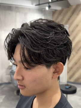 ビカムメンズヘアー 栄店(become men's hair) ニュアンスパーマフェザーパーマ名古屋栄メンズ美容室