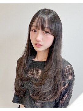 ロンドリメゾン 原宿(Lond re Maison.) 暗めカラー/韓国レイヤー/マロンベージュ/くすみベージュ/原宿