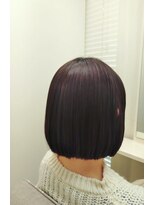 シーク センター南店(seek) ダークカラー縮毛矯正ボブ