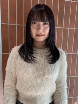 ヘアーアンドメイク ビス(HAIR&MAKE bis)&nbsp;トーンダウンだけど垢抜けたい、ラベンダーブラック【ココネ】