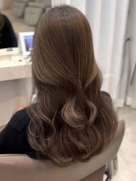 ソヨン 栄2号店(SOYON) 韓国波ウェーブ/ロングレイヤーカット/グレージュ/ブラウン