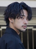 フィフスパーク(fifth PARK) 渋谷波巻きツイストスパイラル強め無造作パーマ束感メンズカット