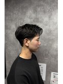 MEN’S HAIR/サーフカール/刈り上げセンターパート/本八幡