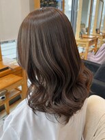 バイオレット 表参道店(Violet)&nbsp;明るめブリーチなし透明感カラーショコラグレージュTK-61