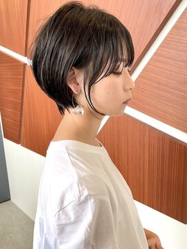 ヘッズ 高木瀬店(HEADS) マッシュショート レイヤーボブ 髪質改善 アッシュカラー 暗髪