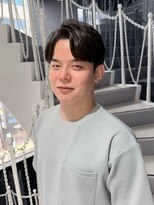 ジーナ オム 札幌(Zina Homme)&nbsp;リバースセンターパート＊黒髪＊韓国風＊Zina Homme札幌