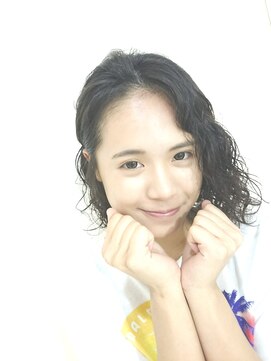 レイビューティー 住吉店 ヘア(RAY+beauty) 黒髪ウェーブ