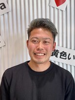 カトレア ストリート店&nbsp;ツーブロ×アップバング×グレー