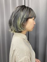 ランド(LAND) gray &lime green