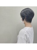就活カラー☆グレージュボブショート