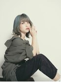 ボブ/カーキグレージュ/マッシュショート/大人かわいい[新宿駅]