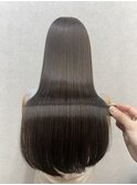 艶ロングベージュ/大人艶ロング/ロングヘア/髪質改善
