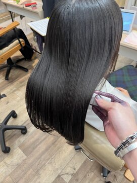 ヘアーザラブズラフズ オーガニカ 北九州(HAIR THE LOVES LAUGHS ORGANICA) LL式ストレート＊