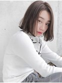 ゆるふわ切りっぱなしボブ