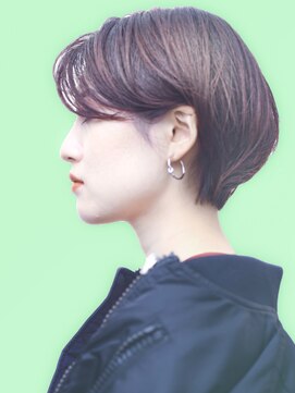 メリケンビューティーパーラー コウベ(MERICAN BEAUTY PARLOR KOBE) 【黒髪 とってもキレイなシルエットボブ】牧田じゅん