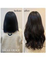 エクステ ネイル アイラッシュ サルサグレイス 津田沼店(SALSA GRACE)&nbsp;シールエクステ/ビフォーアフター