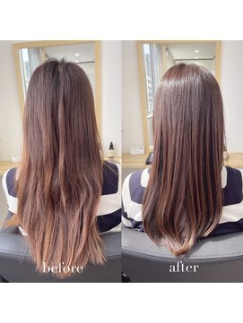 リアン(Lien) 『髪質改善』ストレートエステ(縮毛矯正)(リタッチ可)