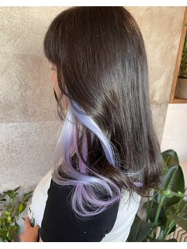 アノイ ポム(annoii_pom) インナーカラー シールエクステ