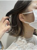 【Feria 渋谷】インナーカラー×パールベージュ "Tsuyuki"