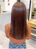 【Say.福岡】髪質改善ストレート×レイヤー×ロング×ブラウン