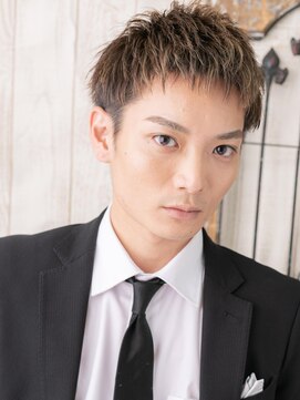 モッズヘアメン 名護大東店(mod's hair men) 外国人風メッシュカラーのツーブロックショートi名護大東