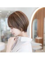 オースティン 調布アミックス(AUSTIN)&nbsp;大人かわいい前髪セシルカットココアブラウンフリンジウェーブ