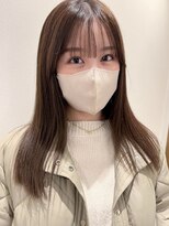 トリコ ショップアンドヘアサロン(tricot shop hair salon)&nbsp;つやつやロングヘア/ぱっつん前髪