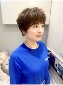 大人ショート/ショートパーマ/パーマヘア/パーマ銀座