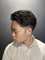 銀座 シノ 本店(shino)&nbsp;<理容室>メンズ　パーマ　ニュアンスパーマ　シチサン　七三