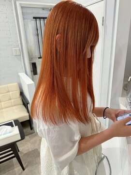 シー ヘアデザイン(see hair design) orange ベージュ