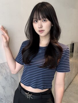 アクシス 栄店(`AXIS) AXIS北野 小顔黒髪レイヤーロング