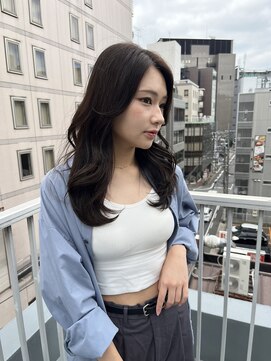 ローレンジウ(LOREN JU) 透明感髪質改善ベージュダブルカラーミルクティーグレージュ