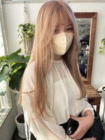 ヘアメイク エイト キリシマ(hair make No.8 kirishima)&nbsp;ハイトーン　ミルクティーベージュ