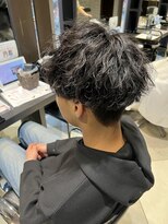 オンリーケアバイジャパン(ONLY CARE by JAPAN) メンズツイストスパイラルパーマショートマッシュアイブロウ眉毛