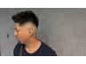【デキる男の贅沢コース】カット+本格眉カット+メンズヘッドスパ　￥6600