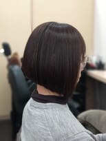 美容室 びゃんびゃん 社店&nbsp;前下がりボブ/イメチェン/美髪/ボブ/髪質改善